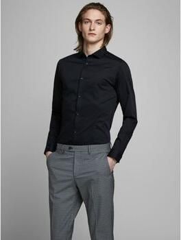 Jack & jones Overhemd Lange Mouw Jack & Jones 12097662 JJPRPARMA SHIRT L S NOOS BLACK SUPER SLIM - Foto 6