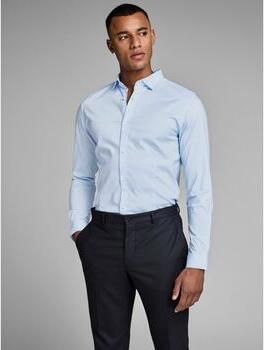 Jack & jones Overhemd Lange Mouw Jack & Jones 12097662 JJPRPARMA SHIRT L S NOOS CASHMERE BLUE SUPER SLIM - Foto 13