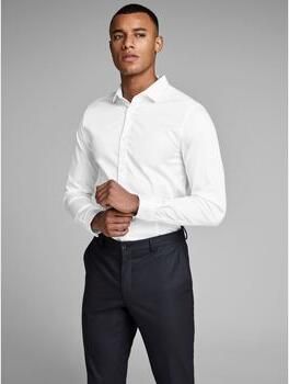 Jack & jones Overhemd Lange Mouw Jack & Jones 12097662 JJPRPARMA SHIRT L S NOOS CASHMERE BLUE SUPER SLIM - Foto 14