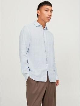 Jack & jones Overhemd Lange Mouw Jack & Jones 12251673 PARKER LINEN-SKYWAY