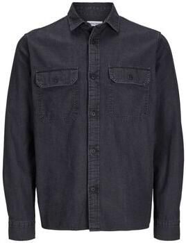 Jack & jones Overhemd Lange Mouw Jack & Jones 12269262 TRAVIS-BLACK DENIM