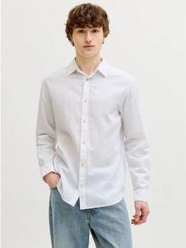 Jack & jones Overhemd Lange Mouw Jack & Jones 12289174 SUMMER LINEN-WHITE