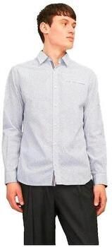 Jack & jones Overhemd Lange Mouw Jack & Jones Chemise manches longues Jack Jones slim fit blanche - Foto 8