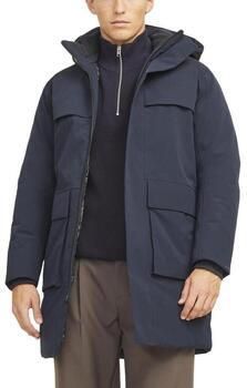 JACK & JONES PREMIUM gewatteerde winterjas donkerblauw