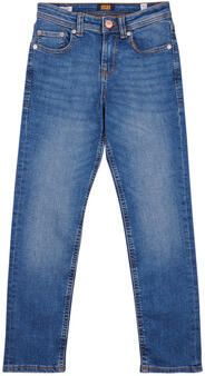 Jack & jones JUNIOR regular jeans JJICLARK medium blue denim Blauw Jongens Stretchdenim 128 - Foto 6