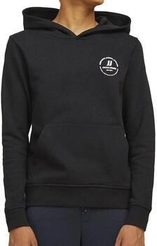 Jack & jones JUNIOR hoodie JJESWIFT met printopdruk zwart Sweater Printopdruk 128 - Foto 4