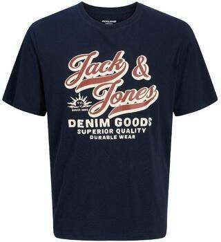 Jack & jones T-shirt Korte Mouw Jack & Jones T-shirt col rond bleu ciel