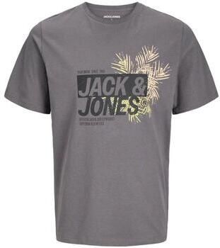 Jack & Jones Shirt met print JJJAXON – T-shirt met print ronde hals en katoen