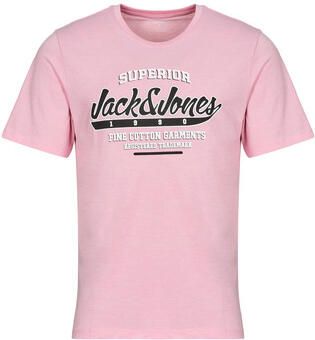 Jack & Jones Shirt met ronde hals JJELOGO TEE SS O-NECK 2 COL SS25 SN