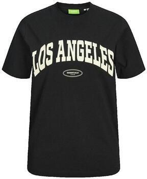 Jack & jones T-shirt Korte Mouw Jack & Jones T-shirt coupe régulière col rond noir - Foto 4