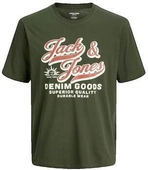 Jack & jones T-shirt Korte Mouw Jack & Jones T-shirt Jack Jones col rond beige en coton biologique - Foto 5