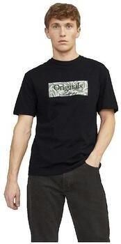 Jack & jones T-shirt Korte Mouw Jack & Jones T-shirt Jack Jones Lafayette Branding noir
