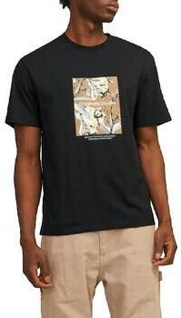 Jack & jones T-shirt Korte Mouw Jack & Jones T-shirt Jack Jones Sequoia noir