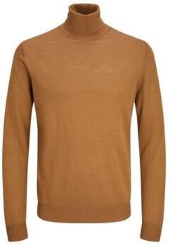 Jack & jones Trui Jack & Jones 12216829 MERINO KNIT ROLL-NUTHATCH