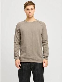 Jack & jones Shirt met lange mouwen en geribde ronde hals model 'BREEZE'