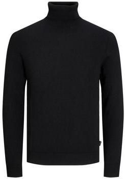 Jack & jones Gebreide Roll Neck Pullover Black Heren
