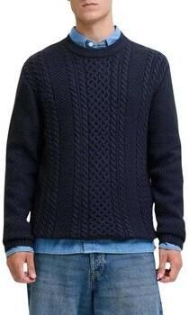 Jack & jones Gebreide pullover met ribboorden model 'PAUL'