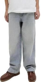 JACK & JONES JUNIOR JJIALEX JJNORREBRO high waist baggy jeans light blue denim - Foto 3