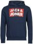 Jack & jones Hooded sweatshirt Jack Jones Corp Logo Blue Heren - Thumbnail 2