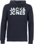 JACK & JONES ESSENTIALS hoodie JJECORP met logo marine wit - Thumbnail 4