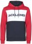 Jack & Jones Hoodie JJELOGO LOGO BLOCKIN LOGO BLOCKIN SWEAT HOOD - Thumbnail 3