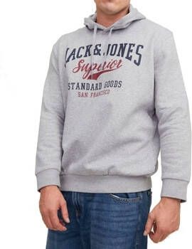 Jack & jones Sweater Jack & Jones 12211754 JJELOGO SWEAT HOOD 2 COL 22 23 NOOS PS LIGHT GREY MELA