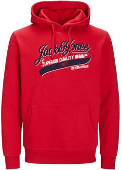 Jack & jones Sweater Jack & Jones 12231322 JWHLOGO SWEAT HOOD 2 COL 21 22 N TRUE RED