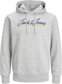 Jack & jones Sweater Jack & Jones 12231327 JWHTONS UPSCALE SWEAT HOOD LIGHT GREY MELANGE