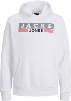 Jack & jones Sweater Jack & Jones 12231372 JJECORP LOGO SWEAT HOOD PLAY4 NOOS JNR WHITE PLAY 4