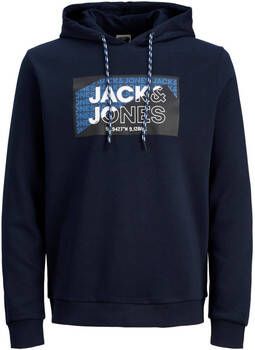 Jack & jones Sweater Jack & Jones 12242949 JCOLOGAN AW23 SWEAT HOOD JNR NAVY BLAZER