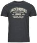JACK & JONES ESSENTIALS T-shirt JJEJEANS met printopdruk dark grey melange - Thumbnail 3
