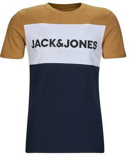 jack & jones T-shirt Korte Mouw Jack & Jones JJELOGO BLOCKING TEE SS