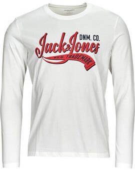 Jack & jones T-Shirt Lange Mouw Jack & Jones JJELOGO TEE LS O-NECK 2 COL AW23 SN