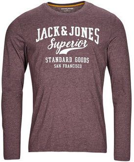 Jack & jones T-Shirt Lange Mouw Jack & Jones JJLOGO TEE LS O-NECK 1 COL MEL