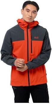 Jack Wolfskin GO Hike Jacket Men Regenjack Heren S rood wild brier