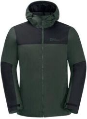 Jack Wolfskin Jasper Ins Jacket Men Waterdicht winterjack Heren L black olive black olive - Thumbnail 2