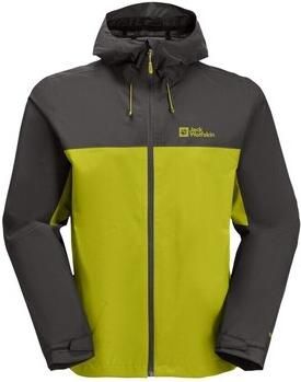Jack Wolfskin Weiltal 2L Jacket Men Regenjack Heren XXXL chartreuse