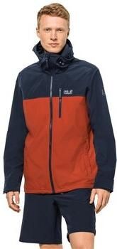Jack Wolfskin Desert Wind Jacket Men Windjack Heren S rood mexican pepper
