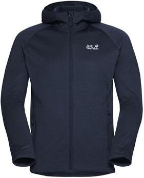 Jack Wolfskin Peak District Hooded FZ Men Fleece jack met capuchon Heren XXXL midnight sky midnight sky