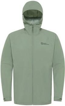 Jack Wolfskin Prelight 2.5L Backlength Jacket Men Regenjack Heren 2XL eucalyptus