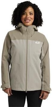 Jack Wolfskin Wild Places 3in1 Jacket Women Waterdicht 3-in-1 jack Dames XXL pale sand pale sand