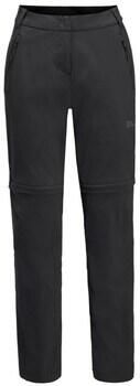 Jack Wolfskin Glastal Zip Off Pants Women Zip-Off-wandelbroek Dames 40 black