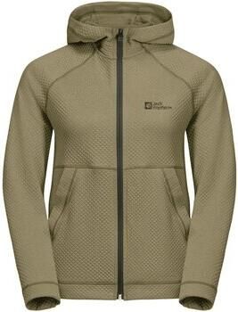 Jack Wolfskin Fernweh Hooded Jacket Women Fleece jack Dames XXL bay leaf Bay Leaf