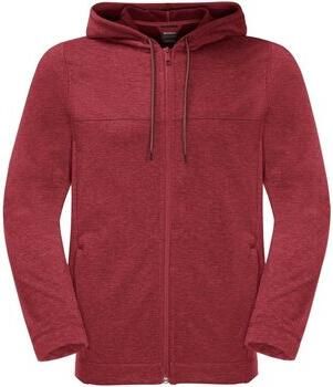 Jack Wolfskin Waldsee Hooded Jacket Men Fleece jack Heren L purper deep ruby