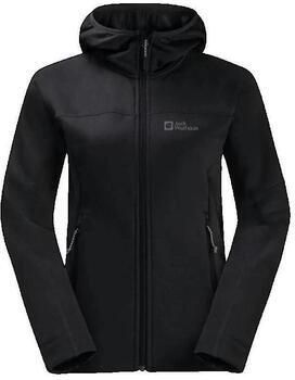 Jack Wolfskin Hirschberg Hooded FZ Women Fleece jack Dames S grijs black - Foto 2