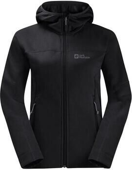 Jack Wolfskin Hirschberg Hooded FZ Women Fleece jack Dames XXL grijs black - Foto 2