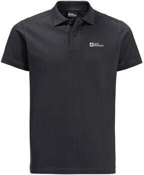 Jack Wolfskin Essential Polo Men Poloshirt Heren XL zwart black