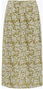 Jack Wolfskin Sommerwiese Skirt Midirok Dames M bruin LEAVES bay leaf