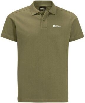 Jack Wolfskin Essential Polo Men Poloshirt Heren XL bruin bay leaf