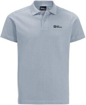 Jack Wolfskin Essential Polo Men Poloshirt Heren L soft blue Soft Blue